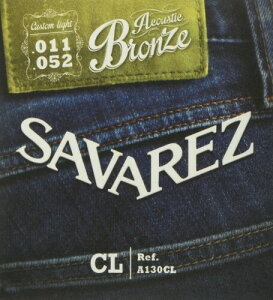 SAVAREZ �T�o���X / A130CL Bronze Custom-Light �u�����Y �J�X�^�����C�g 11-52 �A�R�M��
