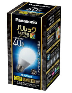 �p�i�\�j�b�N �p���b�N LED�d�� �������a26mm �v���~�AX �d��40�`���� �����F����(4.4W) ��ʓd�� ��ԑS�̂��Ƃ炷�^�C�v (�S�����^�C�v) �����Ή� LDA4DDGSZ4AN