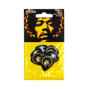 Jim Dunlop �W���_�����b�v �W�~�E�w���h���b�N�X �V�O�l�`���[ �s�b�N Jimi Hendrix '69 PSYCH SERIES AURA MANDALA GUITAR Pick �v���C���[�Y�p�b�N JHP16HV