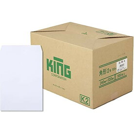 キングコーポレーション 白封筒 角形2号 100g 500枚入 010306