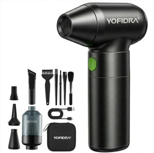 YOFIDRA �G�A�_�X�^�[ �d���G�A�_�X�^�[ �d���u�����[ ��� ���͕��� 50m/s���͑��� 2in1�����z�����p 4��ރm�Y��+�z���Z�b�g�t 4�i�K���ʒ��� ���[�o�b�O�t�� ���^ �y�� Type-C�[�d�� �R�[�h