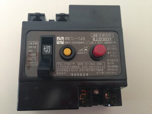 �p�i�\�j�b�N(Panasonic) �R�u�� J�^ 2P1E30A 30mA BJJ23031