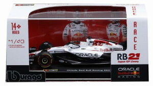 ���� (Kyosho) BURAGO 1/43 �I���N�� ���b�h�u�� ���[�V���O RB21 2025 ���{GP No.1 M.�t�F���X�^�b�y�� �h���C�o�[�t �N���A�P�[�X �����i BUR38234JPV