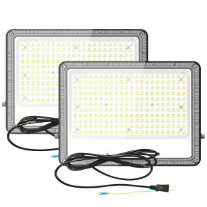 LED������ 200W���� �����P�x�`�b�v���� �����F6500K �ɔ��^ �L�p160° 180°�p�x���� PSE�F�؍� ��Ɠ� ���O�Ɩ� �h�� �|�[�^�u���Ή� 85V�`265V�Ή� 2�uA-CBD-LA-LEDx2�v