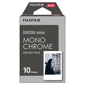 FUJIFILM インスタントカメラ チェキ用フィルム 10枚入 モノクローム INSTAX MINI MONOCHROME WW 1