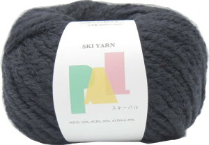 ���A SKI YARN (�X�L�[�ю�) ��҂� �ю� �X�L�[ �p�� �� �ɑ� COL. 6510 �u���b�N �n ���{�� ��50g 42m