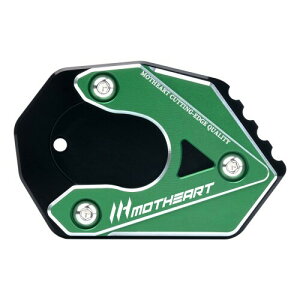 MotHeartCNC �o�C�N�p�T�C�h�X�^���h�t�b�g�G�����[�W���[ �Ή� Ninja500/ZX4R/Z500 24-25 ZX4RR 23-25 Z900 17-25 YZF-R7/Z900SE YZF-R1/R1M/R3 MT03/MT07/MT09/MT10 Tracer9 XSR700 CNC ����~�ߕ⏕�v���[�g z650rs z800 ninja �p