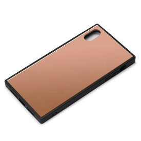 Premium Style iPhoneXR用 ガラスハイブリッドケース ピンク PG-18YGT04PK