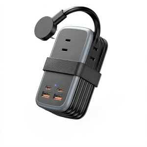 65W �d���^�b�v PD �}���[�d ���^�v���O ������莮 �����R�[�h 1.27m 7-in-1 NTONPOWER 3��AC�� 2USB-C�|�[�g 2USB-A�|�[�g �Ǌ|��/�e�[�u�� �y�ʏ��^ �X�}�z/�m�[�gPC/�^�u���b�g���̑��̓d�q�@���