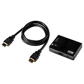 エルパ (ELPA) HDMIセレクター 分配器 4K 2K ケーブル付 ASL-HD302C