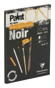 �N���[���t�H���e�[�k �y�C���g�I�� A5 �p�b�h �u���b�N 20�� 250g/m2 �~�b�N�X���f�B�A�y�[�p�[ PEFC�F�؎擾 �A�V�b�h�t���[ ISO9706� ���� ���� �p�X�e�� �A�N���� �C���N ���M Clairefontai