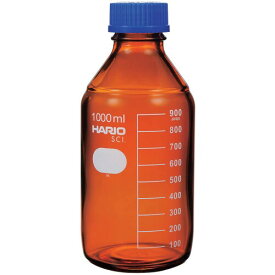HARIO ボトル 耐熱ねじ口瓶（茶） 1000ml NBB-1L-SCI