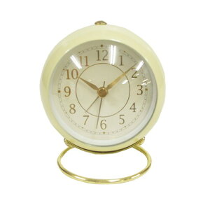 �O���[�o���A���[Marmo Alarm Clock Sphere WH �T�C�Y�F��W9.5 D7 H10.5 I04-6118