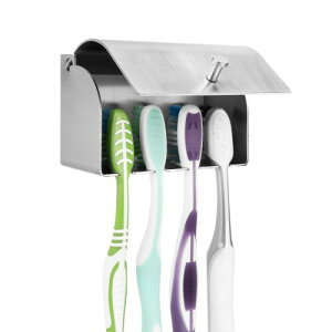 Linkidea �����p�Ǌ|�����u���V�z���_�[�i�J�o�[�t���j- �X�e�����X���E�h�o�E4�{���[ Oral-B��Colgate�̎�p���u���V�ɑΉ�