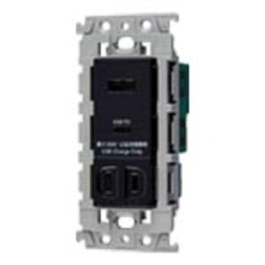�p�i�\�j�b�N(Panasonic) �����[�d�pUSB�R���Z���g2�|�[�g 18W USB-A�EC ���t�R���Z���g�t �u���b�N WTL147740B