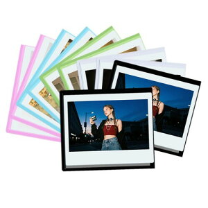 10�Z�b�g �}�O�l�b�g���t�H�g�t���[����? Fujifilm Instax Wide 400�E300�E210�EWide EVO�ANow�E600�EOneStep+�Ή� -3.5x4.25�C���`�ʐ^�t���[�� ? �①�ɗp�ʐ^�f�B�X�v���C (�J���[)