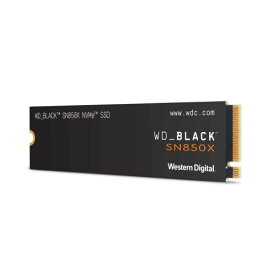 Western Digital ウエスタンデジタル WD BLACK M.2 SSD 内蔵 1TB NVMe PCIe Gen4 x4 (読取り最大 7300MB/s 書込み最大 6300MB/s) ゲーミング PC メーカー保証5年 WDS100T2X0E-EC SN850X