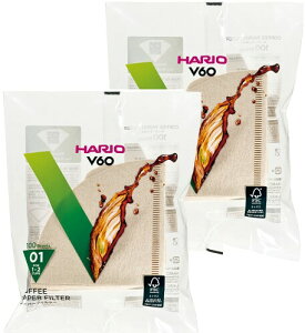 HARIO(�n���I) V60�p �y�[�p�[�t�B���^�[ 01M 1~2�t�p 200������ �݂��炵 VCF-01-100M