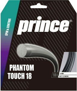 Prince(プリンス) 硬式テニス ガット 7JJ041 PHANTOM TOUCH 18 （ファントム タッチ18） グラファイト