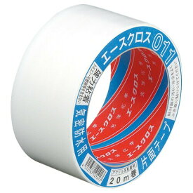 光洋化学 気密防水テープ エースクロス アクリル系強力粘着 片面テープ 011 白 75mm×20M