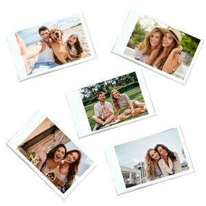 5�Z�b�g 2x3�C���` �A�N�����}�O�l�b�g�t�H�g�t���[�� Instax Mini EVO/12/11/SE/LiPlay/40/41/99 �Ή� 3�C���`�ʐ^�p �����①�Ƀ}�O�l�b�g�t�H�g�z���_�[ (����)