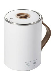 エレコム マグカップ型電気なべ 電気ケトル 350mL Cook Mug クックマグ スープメーカー ケーブル長 1.5m ホワイト HAC-EP02WH