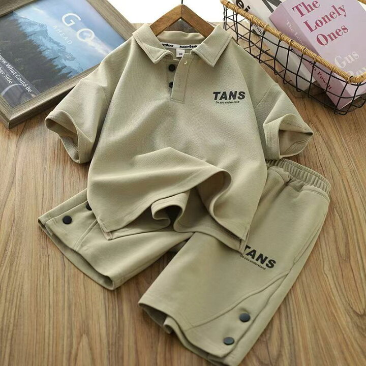 楽天市場】キッズ 子供服 セットアップ 上下セット ポロシャツ パンツ 