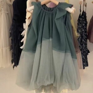 キッズ 子供服 ワンピース ドレス 女の子 可愛い 夏 ノースリーブワンピース キッズドレス 子供 チュールワンピース チュールドレス 薄手 チュール プリンセス ピアノ発表会 子供ドレス発表