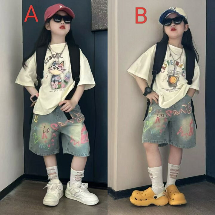 楽天市場】キッズ 子供服 セットアップ 上下セット Tシャツ ショート 