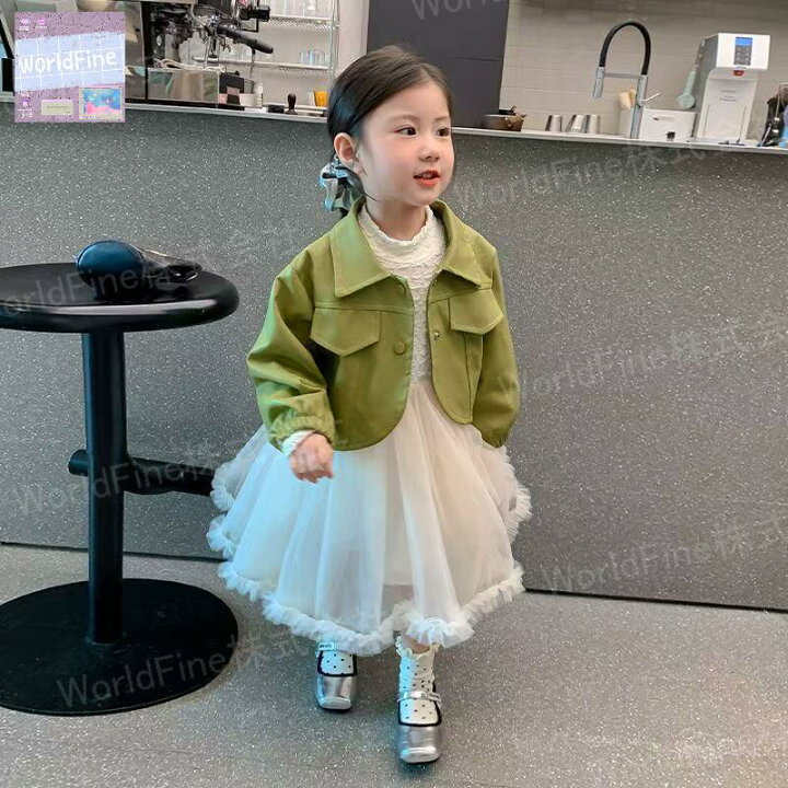 楽天市場】キッズ 子供服 セットアップ ジャケット ワンピース 2点 