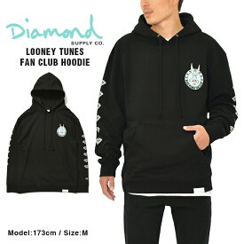 DIAMOND SUPPLY CO × LOONEY TUNES パーカー スウェット ダイアモンドサプライ BUGS FAN CLUB HOODIE バッグスバニー メンズ