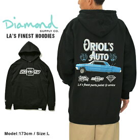 DIAMOND SUPPLY Co.× CHEVROLET × ESTEVAN ORIOL LA'S FINEST パーカー ダイアモンドサプライ スウェット エステヴァンオリオール シボレー メンズ ローライダー