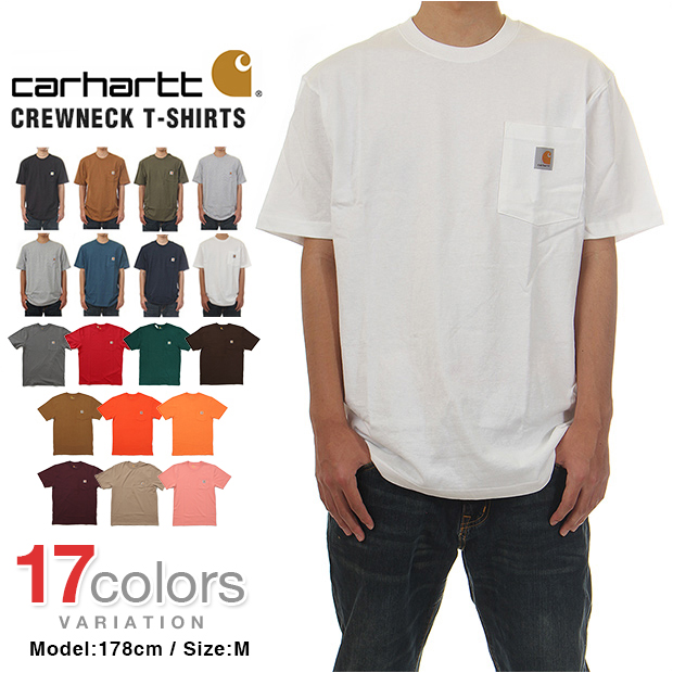 カーハート Tシャツ CARHARTT T-SHIRTS USAモデル メンズ 大きいサイズ ポケット Tシャツ ロゴ 半袖 USA | BIGG  WILLIE