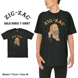 【半額セール】ZIG ZAG Tシャツ ジグザグ GOLD BORIS