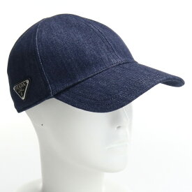 PRADA プラダ デニム ベースボールキャップ 2HC274 AJ6 F0008 BLEU メンズ ネイビー