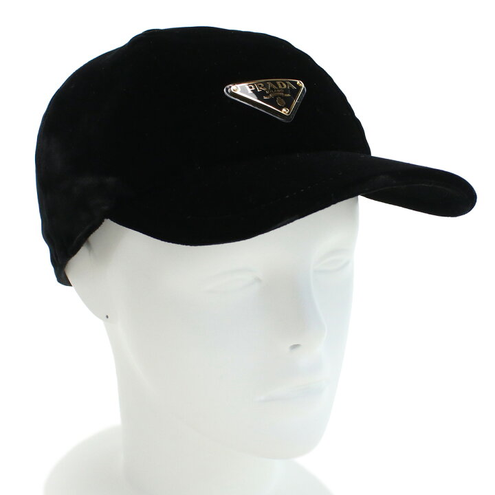 楽天市場】PRADA プラダ ベルベット ベースボールキャップ 1HC336 068 