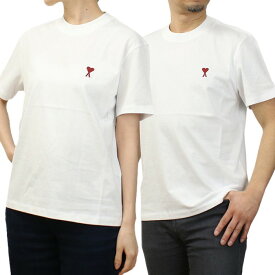 AMI PARIS アミパリス Ami de Coeur 半袖Tシャツ BFUTS035.724 100 ユニセックス ホワイト