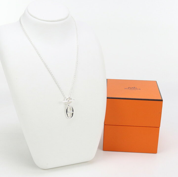 楽天市場】【中古美品】HERMES エルメス ネックレス シェーヌダンクル 