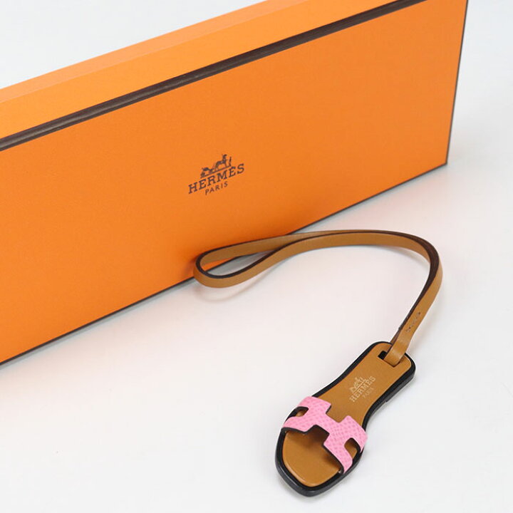 楽天市場】【中古美品】HERMES エルメス バッグチャーム オラン ナノ 