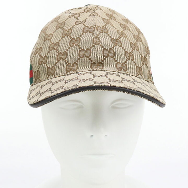 楽天市場】【中古美品】GUCCI グッチ キャップ 200035 ベースボール  