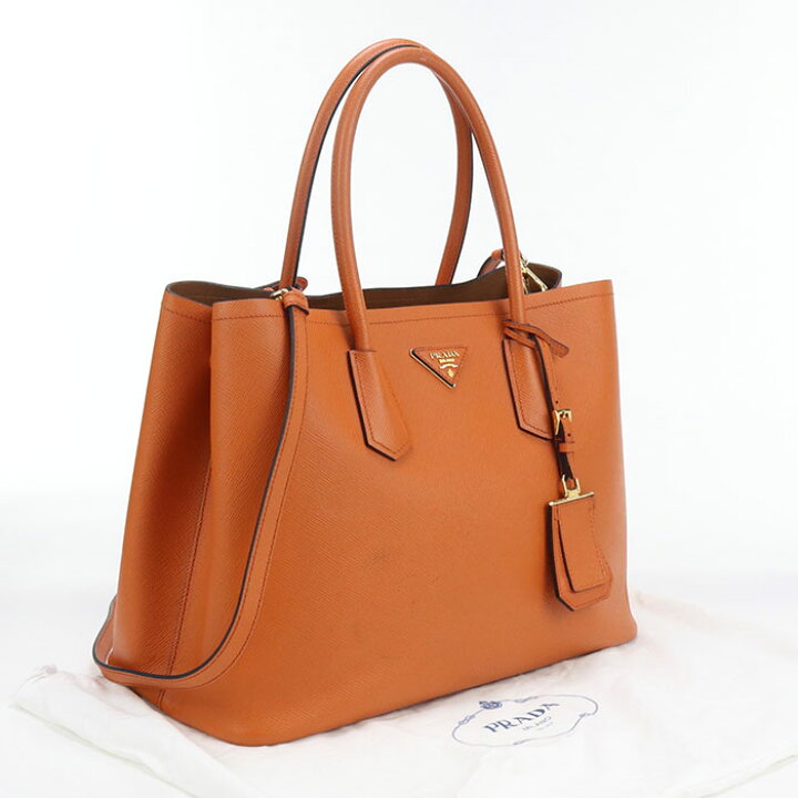 楽天市場】【中古】PRADA プラダ トートバッグ 2WAY サフィアーノ 