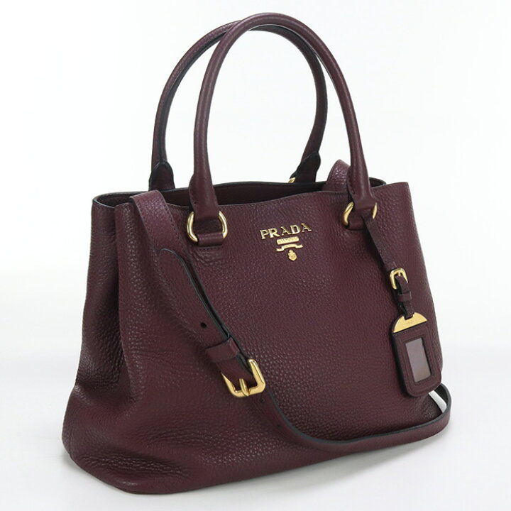 楽天市場】【中古良品】PRADA プラダ トートバッグ 2WAY レディース 