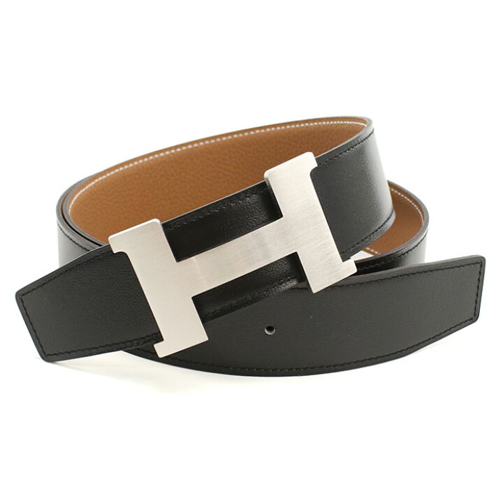 楽天市場】HERMES エルメス ベルト コンスタンス BOXカーフ-トゴ NOIR 