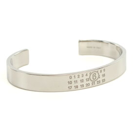 MM6 エムエムシックス Numeric ミニマルシグネチャー カフブレスレット SM6UY0061 P6469 951 レディース シルバー