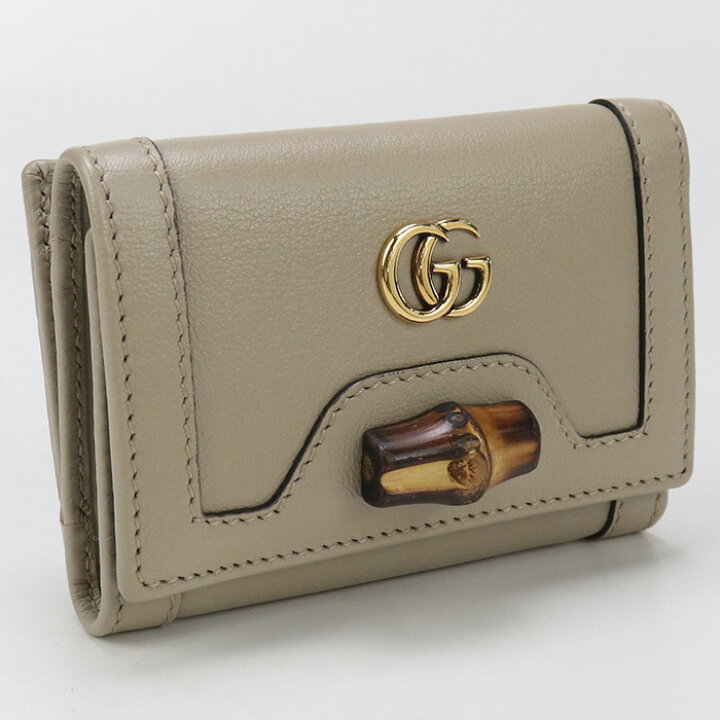 楽天市場】【中古美品】GUCCI グッチ 三折財布 658633 ミディアム  