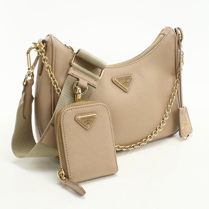 楽天市場】【中古良品】PRADA プラダ 斜め掛け ショルダーバッグ 