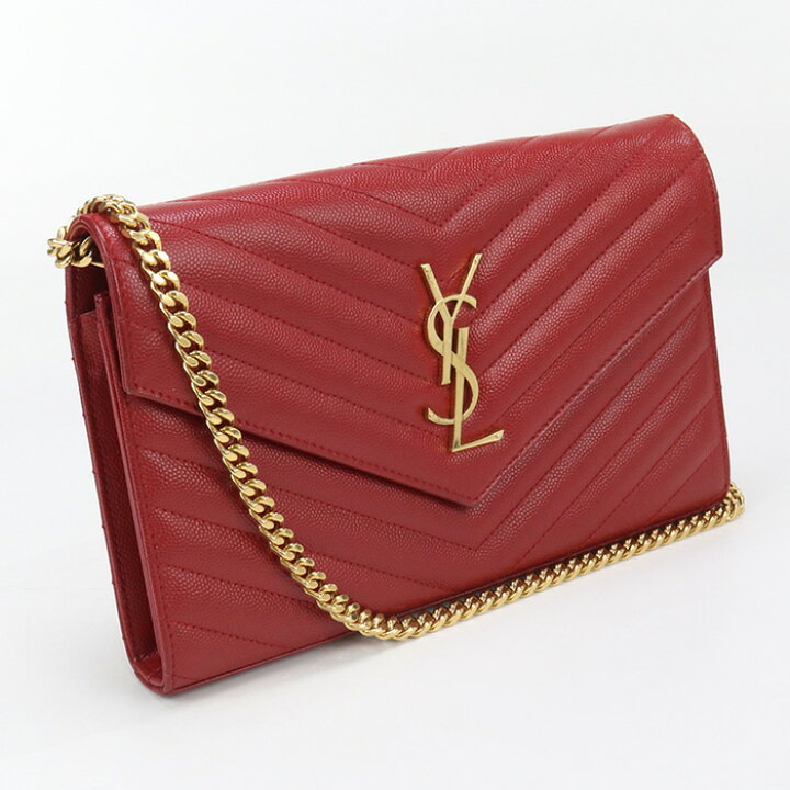 楽天市場】【中古】SAINT LAURENT サンローラン チェーンウォレット 