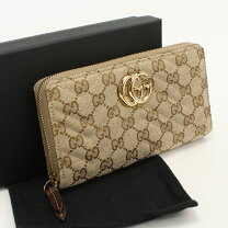 楽天市場】GUCCI 財布 ラウンドファスナー（カラーベージュ）（バッグ 