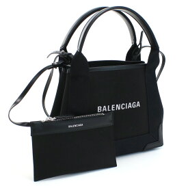 バレンシアガ BALENCIAGA ハンドバッグ ブランド　ネイビーカバ　ロゴ 390346　2HH3N　1000 ブラック　bag-01
