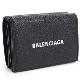 バレンシアガ BALENCIAGA 3つ折り財布 ブランド 財布 594312 1IZI3 1090 ブラック gsw-2 mini-01 父の日 SS2406